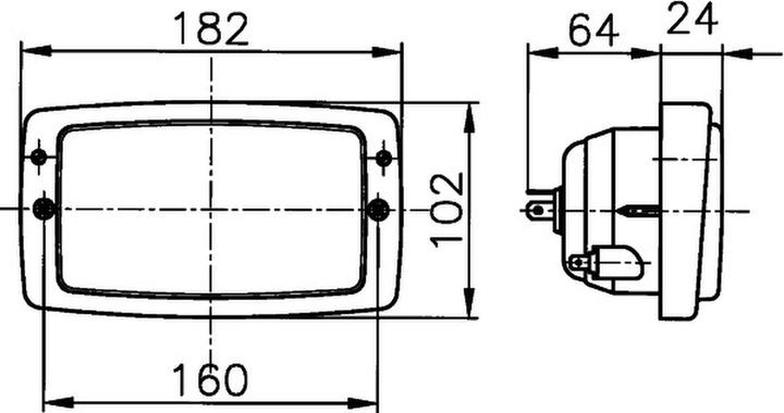 Actual product image Hella Headlights for ISEKI
