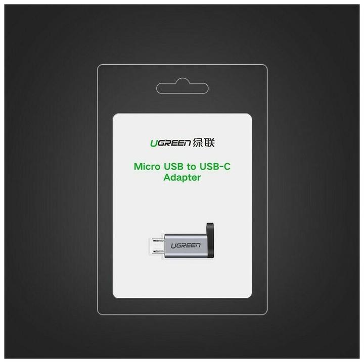 Actual product image Ugreen Micro USB to USB-C Adapter (Micro USB, USB Type C)