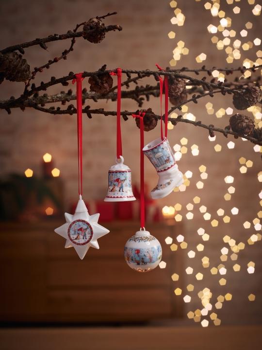 Produktbild Hutschenreuther Sammelserie 2022 Set Glocke/Kugel Weihnachtsa.