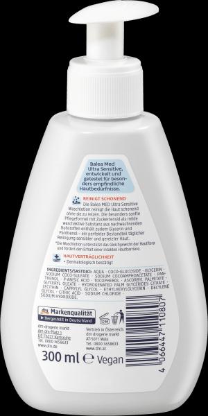 Produktbild dm Balea MED Flüssigseife Waschlotion Ultra Sensitive (Flüssigseife, 300 ml)