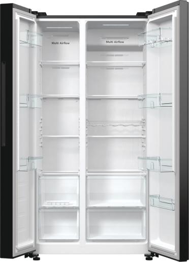 Image du produit Hisense RS711N4AFE - Americaanse Koelkast - Zwart (550 l)