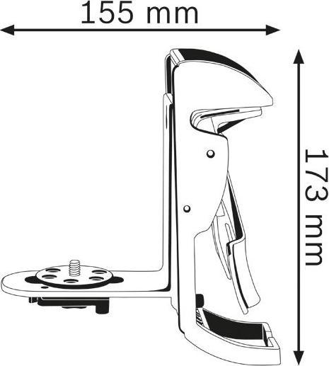 Actual product image Bosch Professional BM 3 Bracket