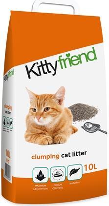 Productafbeelding Sanicat Kittyfriend kattenbakvulling, kattenbakvulling, bentoniet, 10 liter, klonterend (Bindmiddel, 10.92 kg)