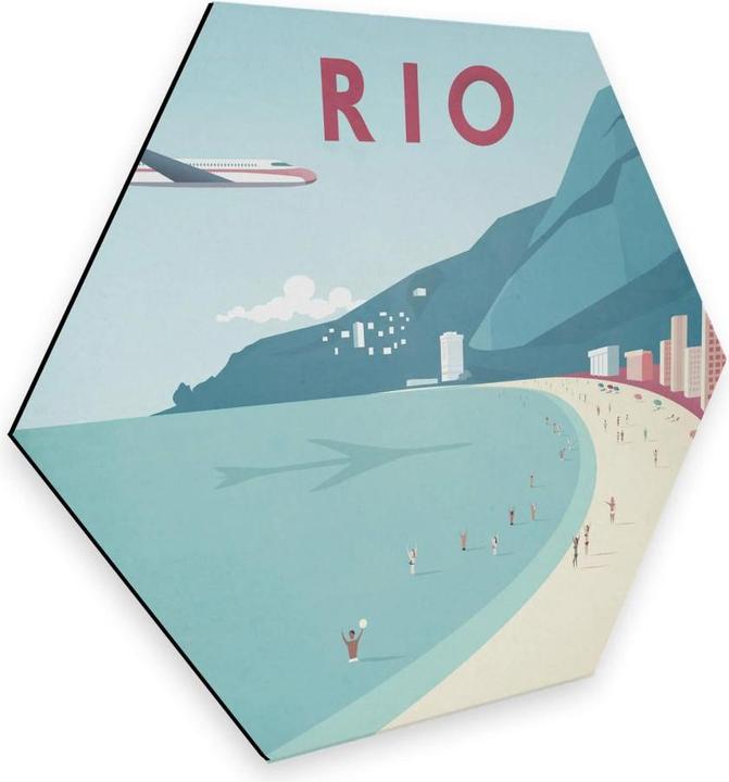 Actual product image Trenddeko Rivers - Rio de Janeiro (25 x 22 cm)