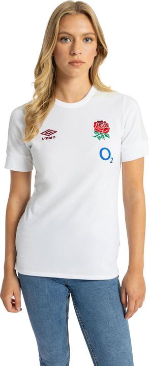 Actual product image Umbro Womens/Ladies 23/24 England Rugby Presentation T-Shirt (38 D)