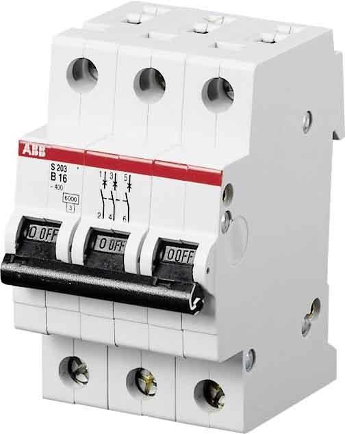 Actual product image ABB S203-Z40 Automatic circuit breaker 40A pro M compact 3-pole