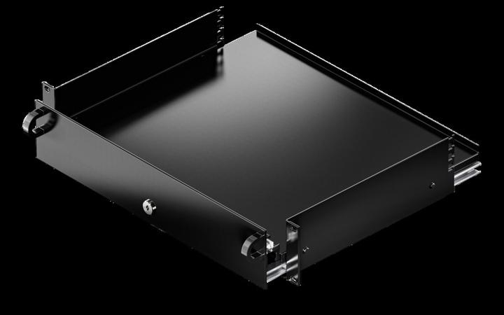 Produktbild Rittal 5302205 2 HE für eine 482,6 mm 19" RAL 9005 Tastaturschublade