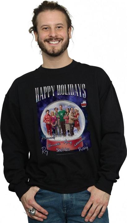 Immagine prodotto Dam Felpa uomo Happy Holidays in cotone (3XL)
