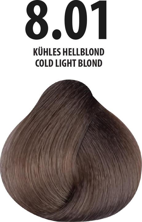 FemMas 8.01) Haarfarbe Kühles hellblond 100ml (Kühles hellblond)