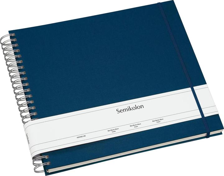 Semikolon Fotoalbum Maxi Mucho Navy Blue, crèmekleurige pagina's (10 x 15 cm, 9 x 13 cm)