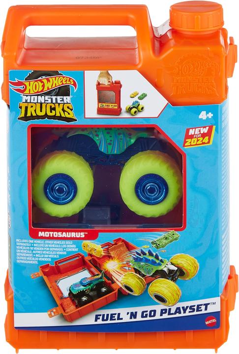 Immagine prodotto Hot Wheels Monster Trucks Stunt N' Go Fossil Fuel Playset (EC)