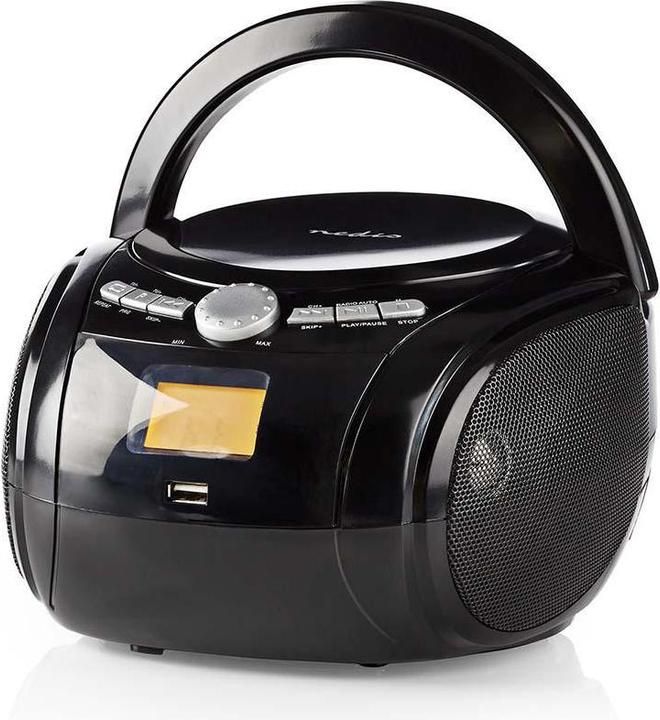 Actual product image Nedis CD Player Boombox Battery Powered/Mains Powered Stereo 9 W Bluetooth® FM USB Playga (FM, Bluetooth)