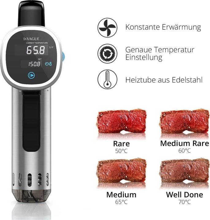 Image du produit La Vague Sous Vide Stick Cuiseur de précision (Prise UE)