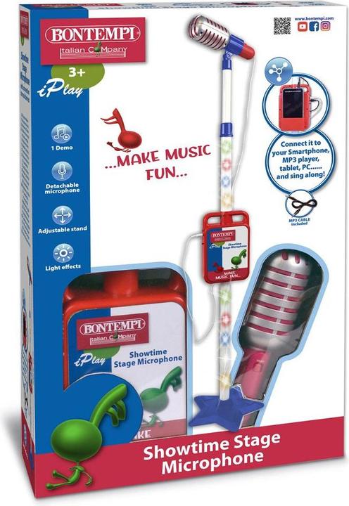 Produktbild Bontempi Standmikrofon blau