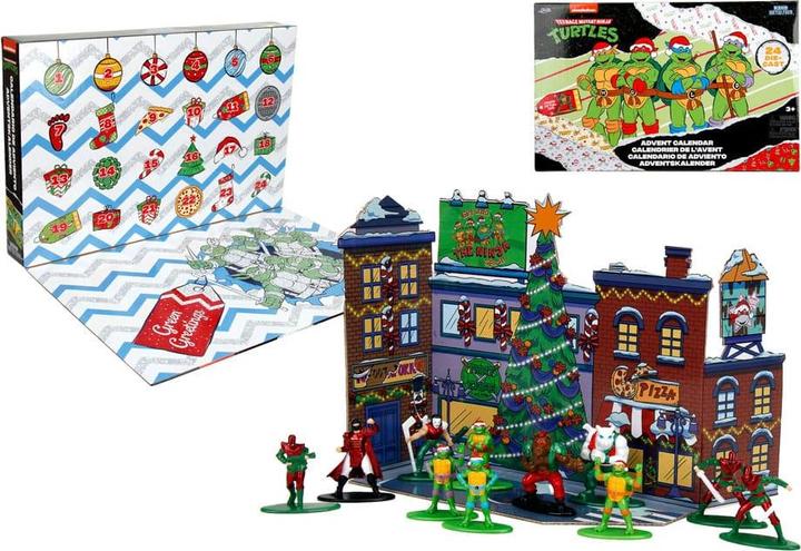 Produktbild Jada Teenage Mutant Ninja Turtles Diecast Minifiguren Adventskalender Holiday 2024