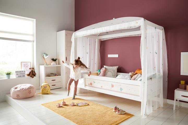 Image du produit Lifetime Kidsrooms Life Time Lit à baldaquin Fairy avec sommier à lattes de luxe (90 x 200 cm)
