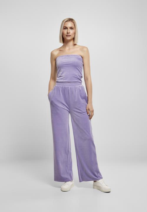 Produktbild Urban Classics Ladies High Waist Straight Velvet Sweatpants (4XL)