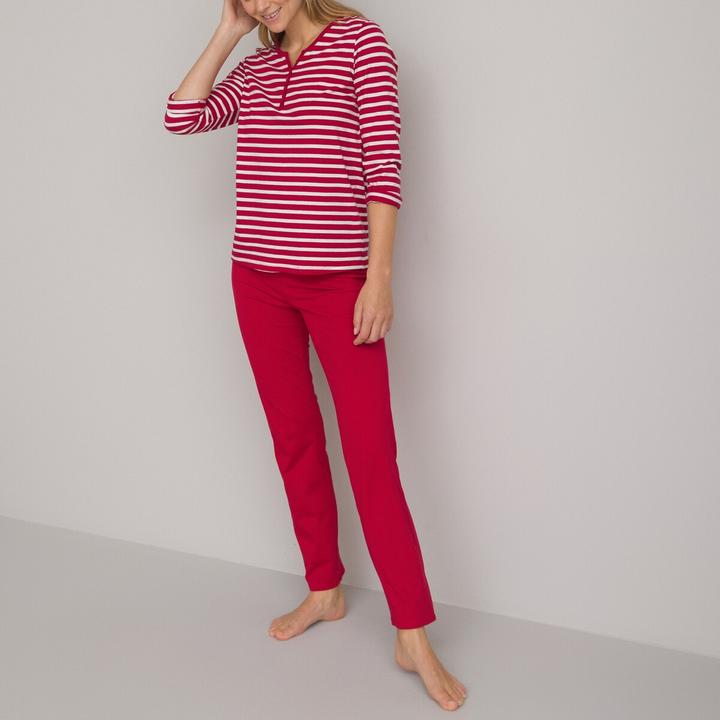 Produktbild La Redoute Collections Pyjama aus Baumwoll-Jersey (42)