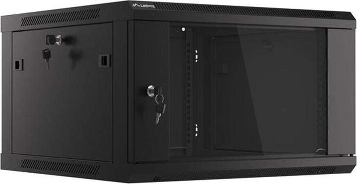Produktbild Lanberg WF01-6606-10B Rack 6U Wandmontiertes Regal Schwarz (6 HE, 19 Zoll Rack)