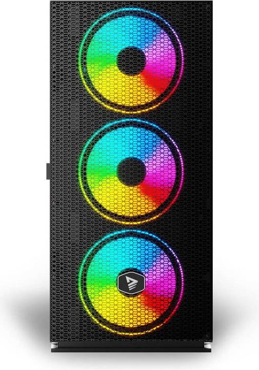 Produktbild Savio PC Case Raptor X1 ARGB Glass/Mesh Black (ITX, ATX, Mini-ATX)