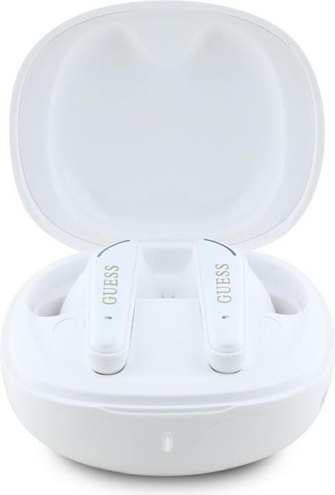 Produktbild Guess Headphones TWS Flat Classic Logo Electroplated white