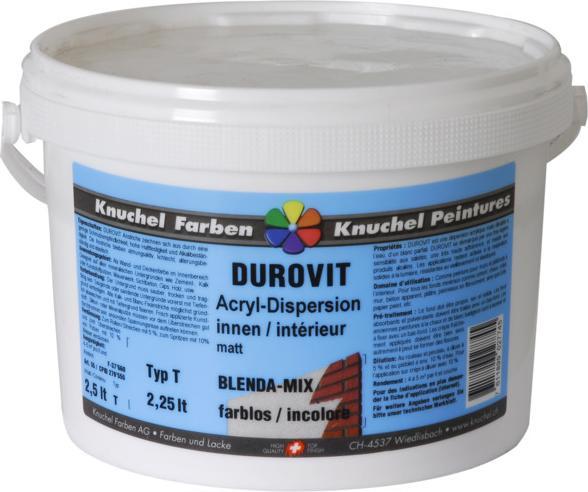 Image du produit Knuchel Durovit peinture mixte (Transparent, 2.50 l)