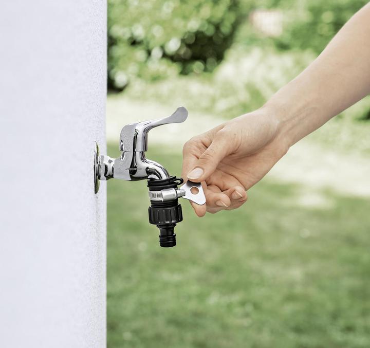Image du produit Kärcher Adaptateur de prise externe (Adaptateur pour robinetterie extérieure, Adaptateur de robinet, 19 mm)