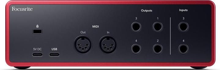 Produktbild Focusrite Scarlett 4i4 – 4th Generation (USB)