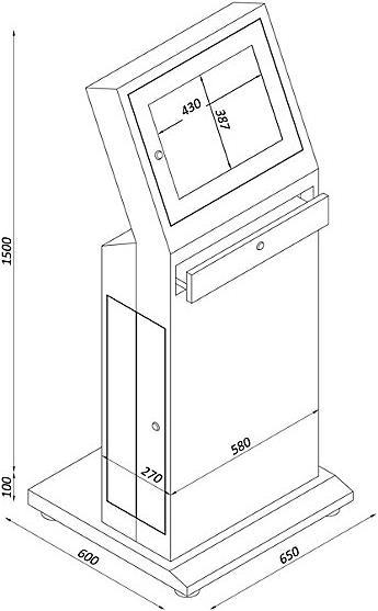 Actual product image kaiserkraft PC terminal