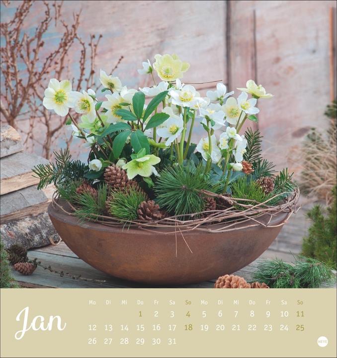 Productafbeelding Herzliche Blumengrüsse Postkartenkalender 2026 (Hardcover, Duits)