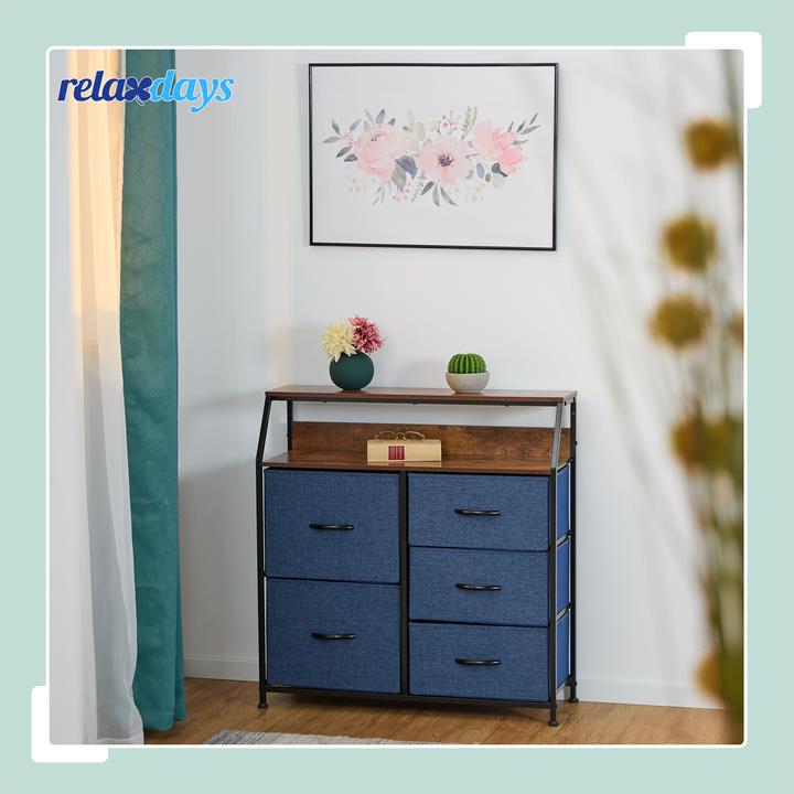 Produktbild Relaxdays Kommode (84 x 30 x 87 cm)