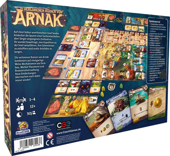 Actual product image Czech games edition Lost Ruins of Arnak (German)