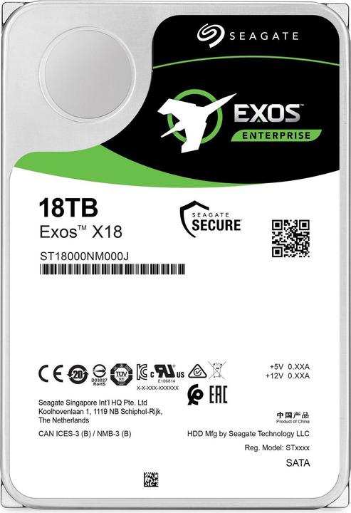Immagine prodotto Seagate Exos X18 (18 TB, 3.5", CMR)