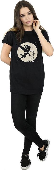 Image du produit Disney Femme/Ladies Moon Cotton Boyfriend Crop T-Shirt (L)