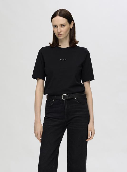 Actual product image Selected Femme Short-sleeved cotton T-shirt (XS)