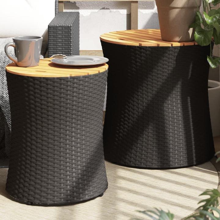VidaXL Garden side tables 2 pcs. with top