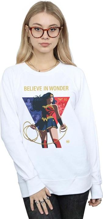 Produktbild Wonder Woman 80th Anniversary Believe In Wonder Pose Sweatshirt (S)
