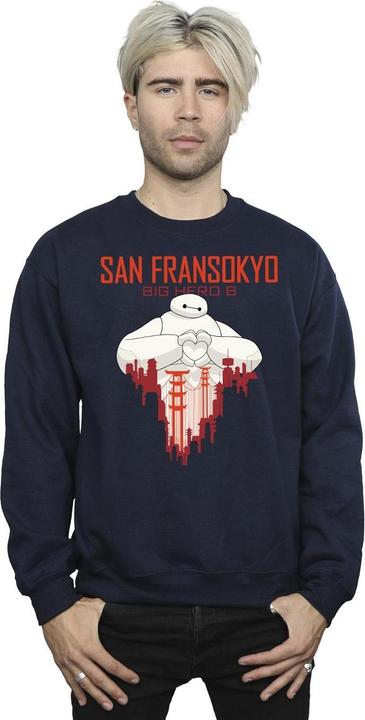 Produktbild Disney Big Hero 6 Baymax San Fransokyo Heart Sweatshirt (XL)