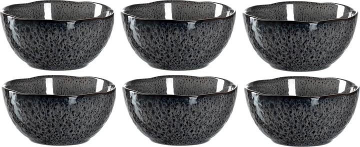 Actual product image Leonardo Dessert bowl Matera 6 pieces, Anthracite (13.5 x 14 x 21 cm)