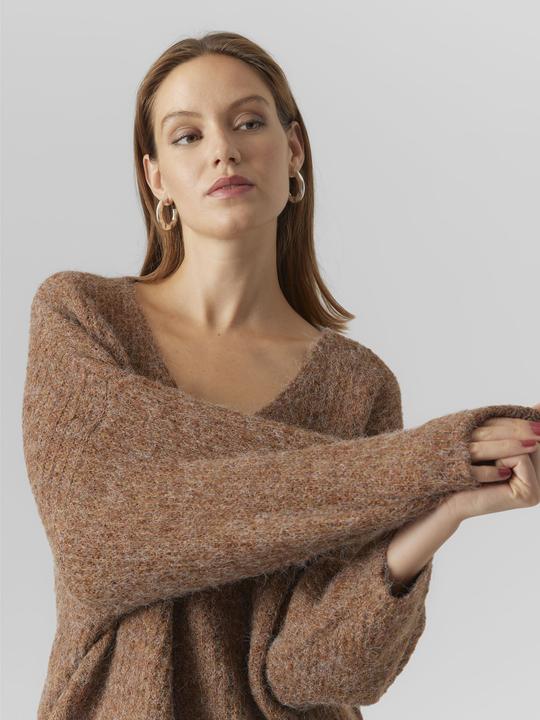Image du produit Vero Moda VMJULIE 7/8 V-NECK BLOUSE GA REP EXC Pull-over en maille (S)