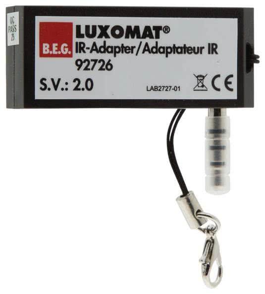 Produktbild BEG IR-RC Adapter f.Melder, 92726 Leuchten, Dämmerungsschalter