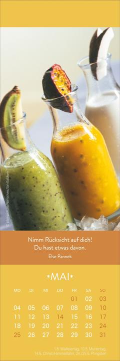 Actual product image Gute Gedanken Lesezeichen & Kalender 2026 (6 x 18 cm, Hardcover, German)