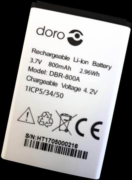 Produktbild Doro Ersatzakku passend für 1360/2414/2424 (Akku, Doro 1360, Doro 2414, Doro 2424)