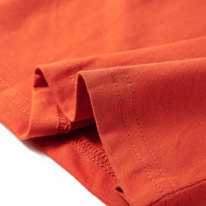 Produktbild VidaXL Kinder-Langarmshirt Orange 104,Material: 100 (104)