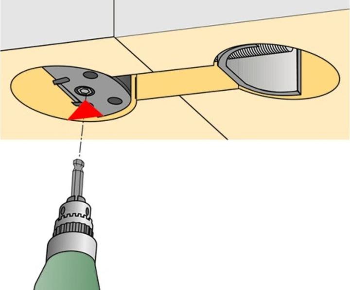 Image du produit Hettich Arbeitsplatten-Verbinder AVB 4 (Raccord de connexion, 1 pcs)