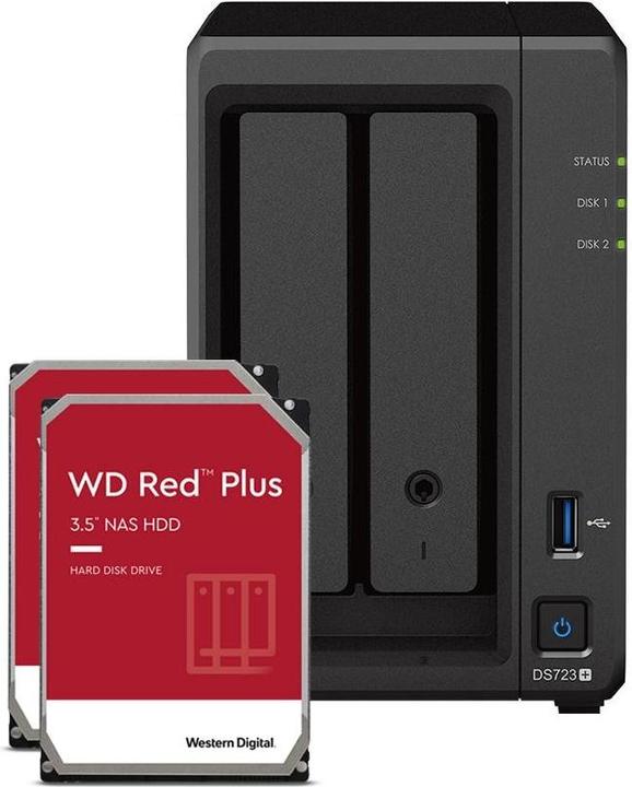 Image du produit Synology DS723+ (2 x 4 To, WD Red Plus)