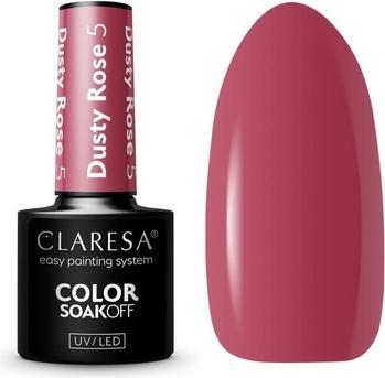 Immagine prodotto Claresa Smalto per unghie UV Dusty Rose 5ml - Confezione da 5 (Rosa polverosa, Vernice UV gel)
