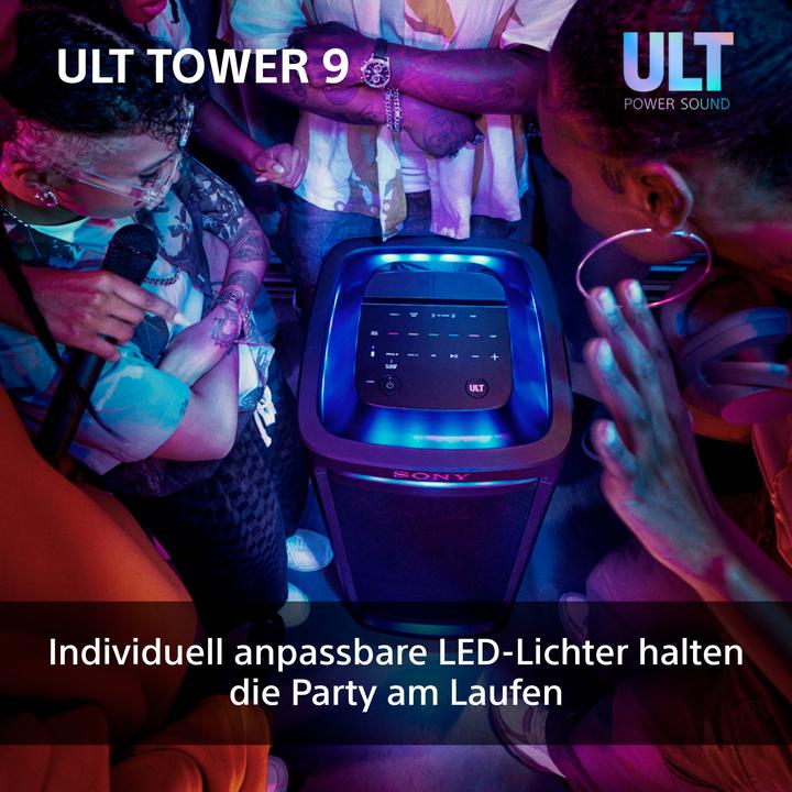 Actual product image Sony ULT Tower 9 (25 h, Electrical connection, Rechargeable battery operated)