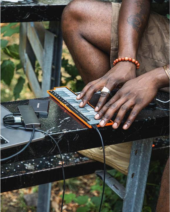 Immagine prodotto Korg Tastiera controller nanoKEY Fold Lava Orange Limited (Tastiera)