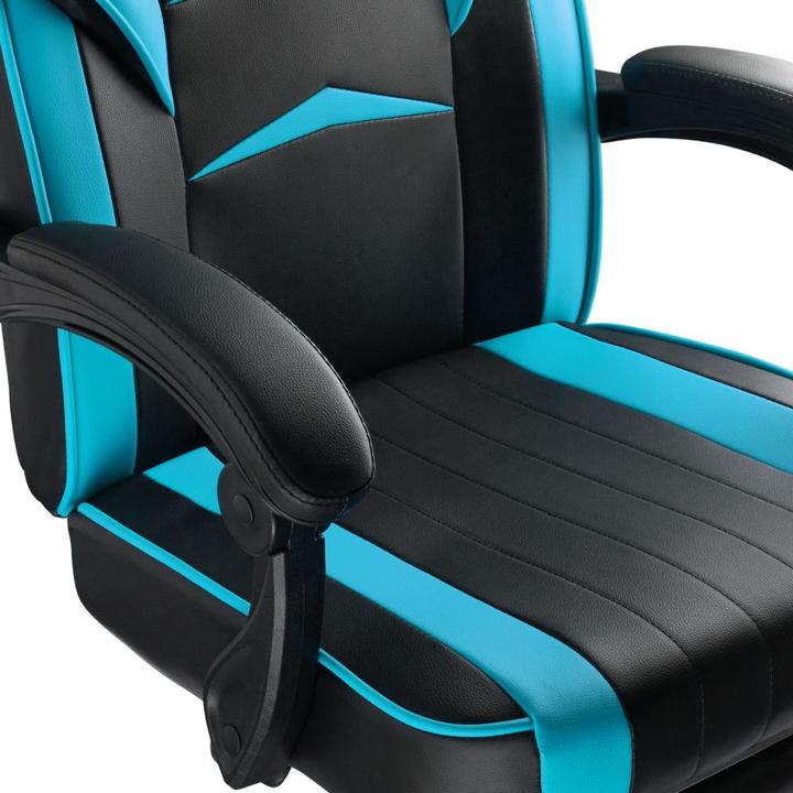 Produktbild tectake Racing Bürostuhl mit Fussstütze